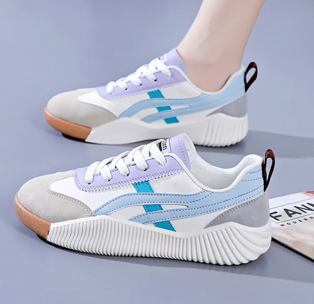 スタイリッシュなフットサポート付きレディースカジュアルシューズ