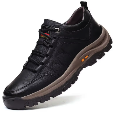 カジュアルな痛みフリーレザーメンズシューズ