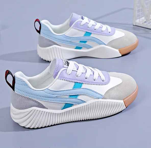 スタイリッシュなフットサポート付きレディースカジュアルシューズ