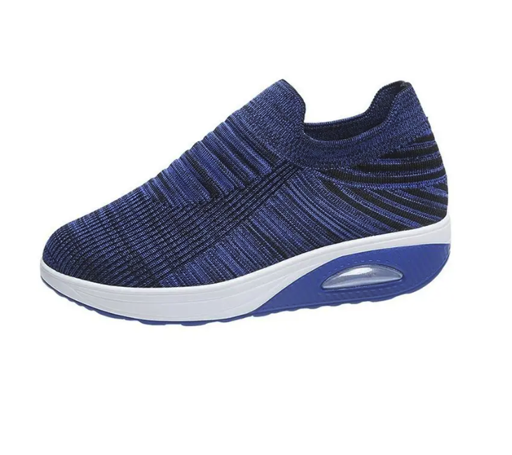 靴ひもなしの痛みフリーレディーススニーカー