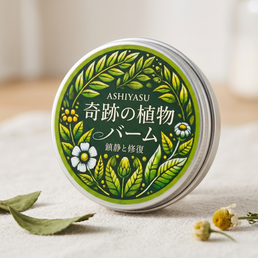 ASHIYASU 奇跡の植物 むくみケアバーム