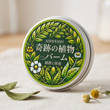 ASHIYASU 奇跡の植物 むくみケアバーム