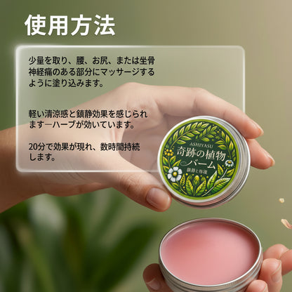 ASHIYASU 奇跡の植物 腰サポートケア